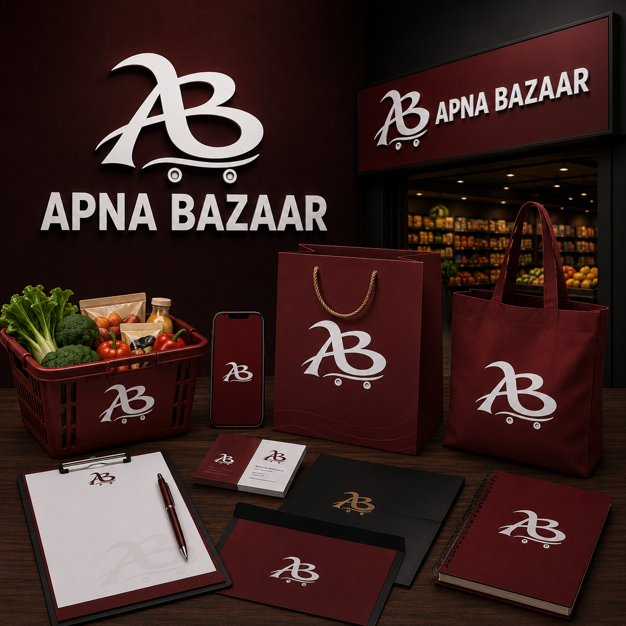 Apna Bazaar Mockup